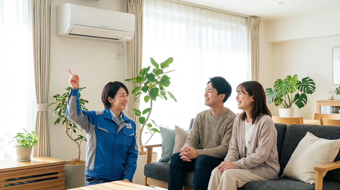 エアコン販売と取付け Aircon Customer